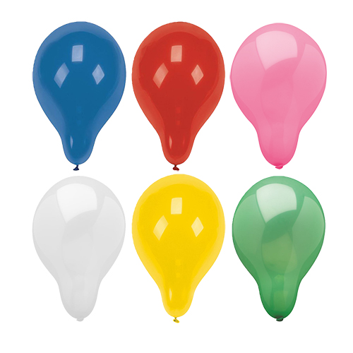 PAPSTAR Luftballons rund Ø 28 cm farbig sortiert