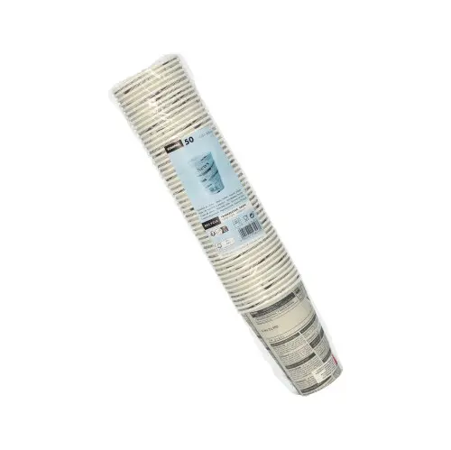 Starpak Trinkbecher, Pappe "To Go" 0,3 l Ø 8 cm, 11,7 cm weiß "Newsprint"