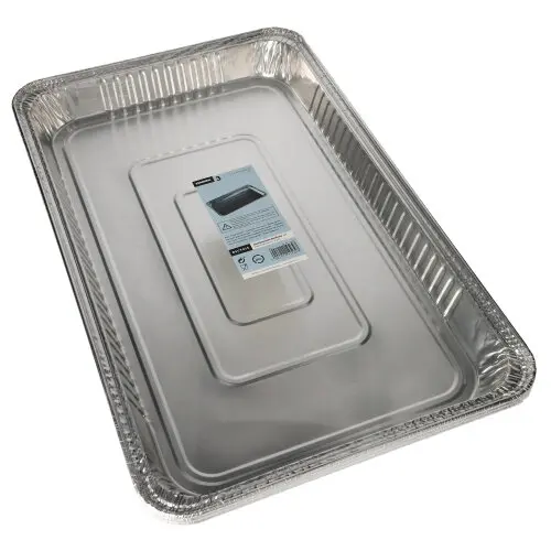 Starpak Gastronorm-Behälter, Alu eckig 5,2 l 3,7 cm x 32,5 cm x 52,5 cm 1/1