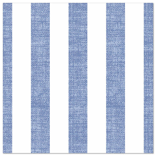 PAPSTAR Servietten "ROYAL Collection" 1/4-Falz 40 cm x 40 cm blau "Lines"