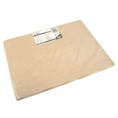 PAPSTAR Tischsets, Papier 30 cm x 40 cm sand "Cotton Style"