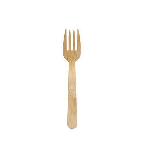 PAPSTAR Fingerfood - Gabeln, Bambus "pure" 12 cm