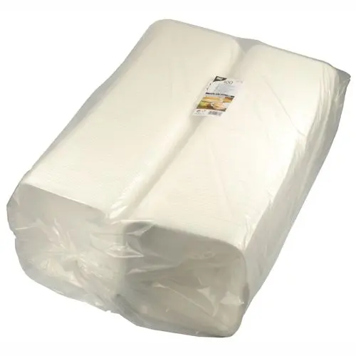 Starpak Hamburger-Boxen mit Klappdeckel, XPS 11 cm x 20 cm x 20 cm weiß laminiert XXL