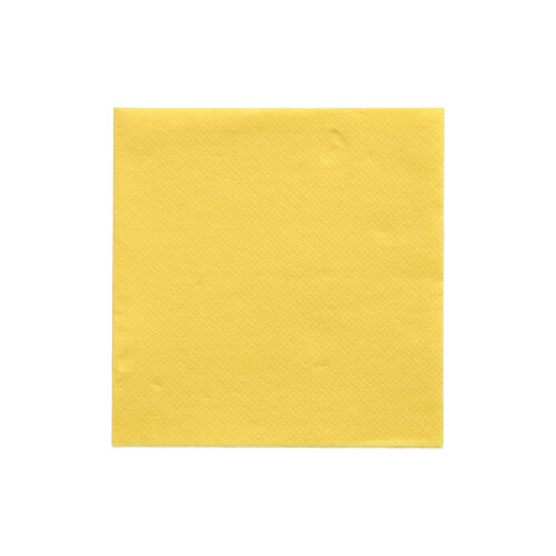 PAPSTAR Servietten "DAILY Collection" 1/4-Falz 24 cm x 24 cm gelb
