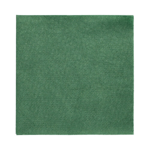 PAPSTAR Servietten, 1-lagig 1/4-Falz 33 cm x 33 cm dunkelgrün