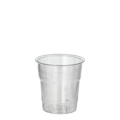 Starpak Trinkbecher, PS 0,1 l Ø 6 cm, 6,7 cm glasklar