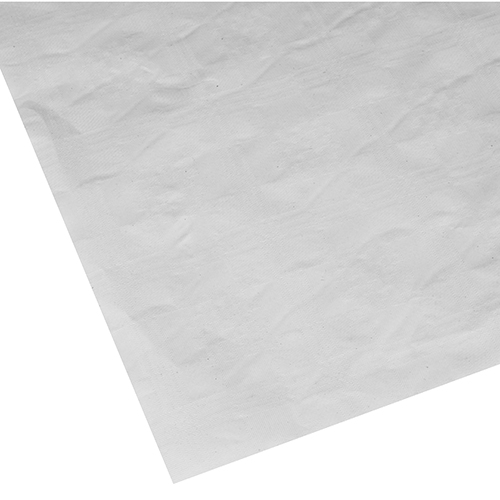PAPSTAR Papiertischtuch mit Damastprägung eckig 70 cm x 60 cm weiß