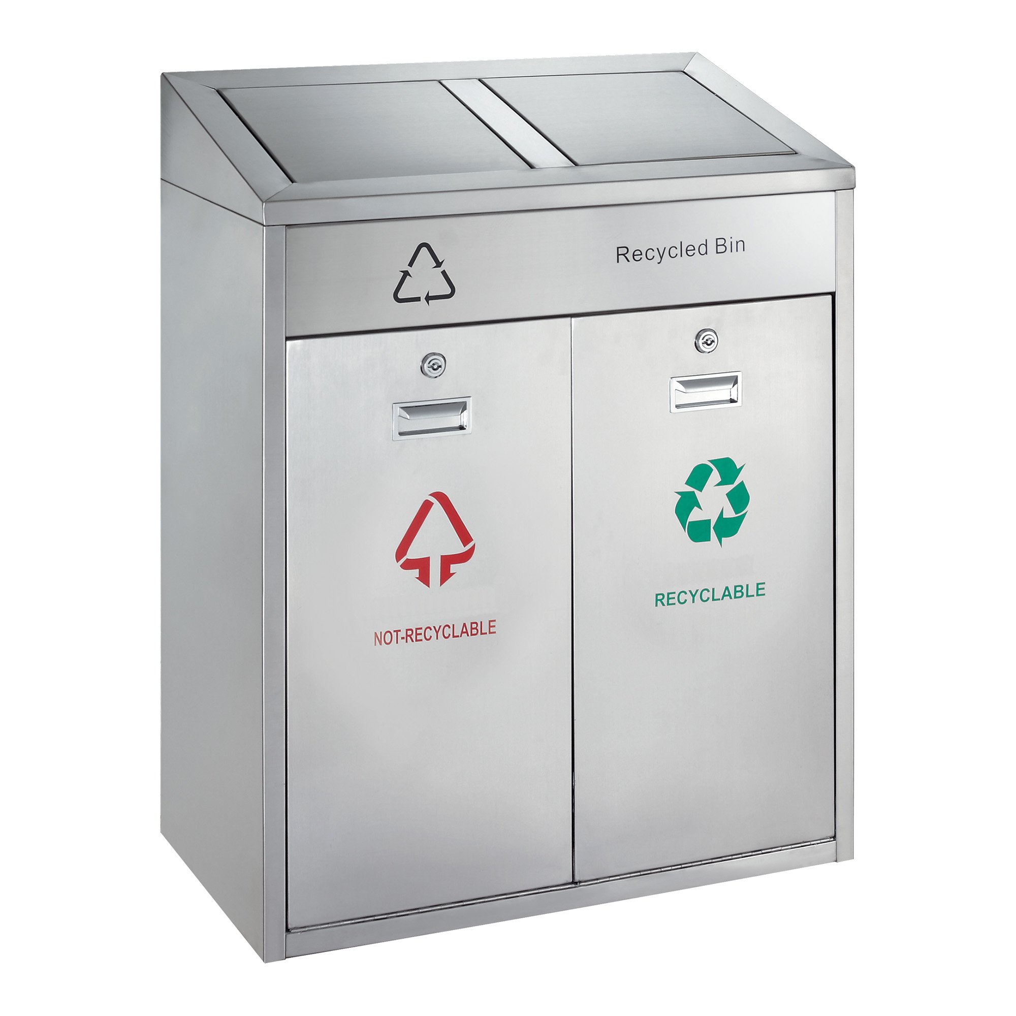 Sarima Recycling Abfalleimer für den Innenbereich 2x41 Liter