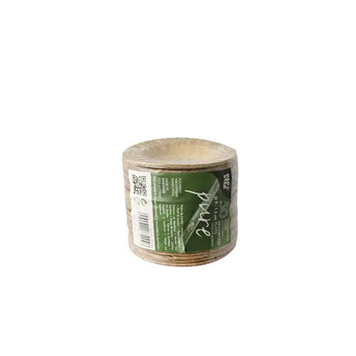PAPSTAR Fingerfood - Teller, Bambus "pure" rund Ø 9 cm, 1,3 cm