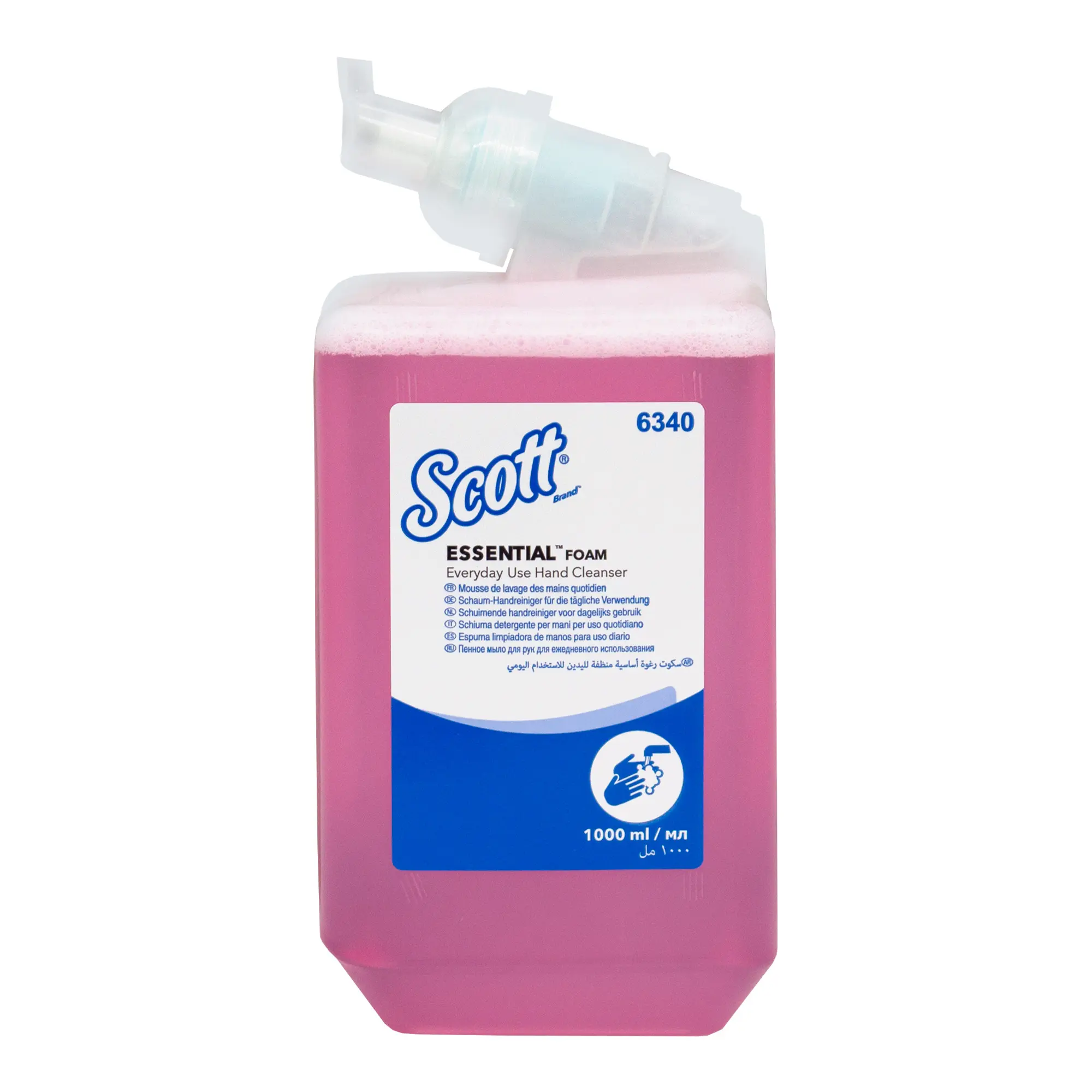 SCOTT 6340 Essential Schaumseife pink, parfümiert