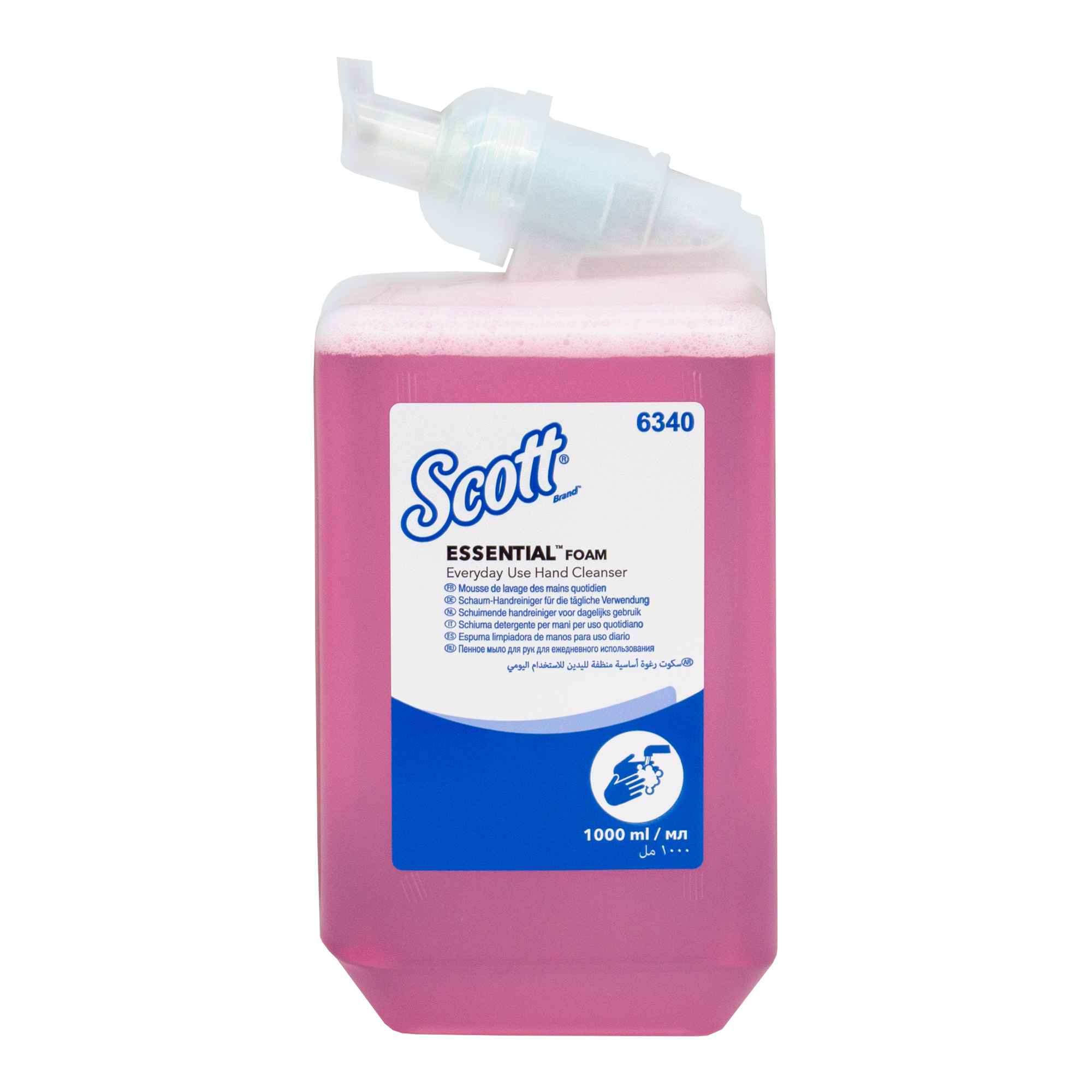 Scott 6340 Essential Schaumseife pink, parfümiert