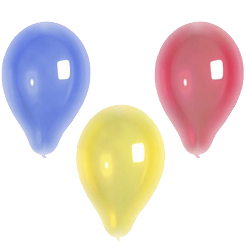 PAPSTAR Luftballons Ø 25 cm farbig sortiert "Crystal"