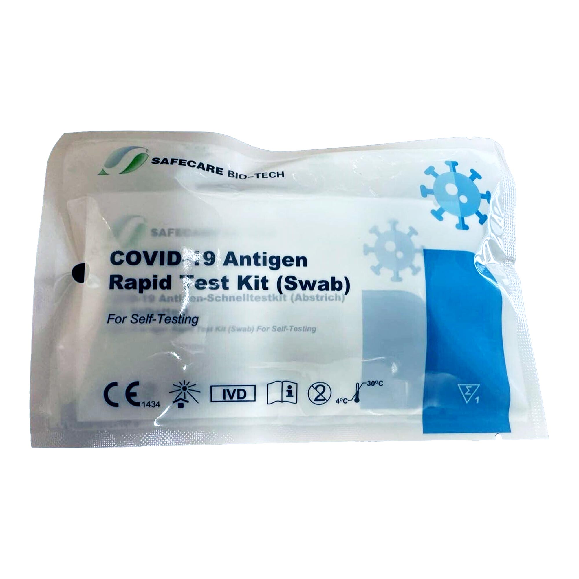 Safecare COVID-19 Antigen Rapid Test Kit für Laien, Corona-Schnelltest, 1er Pack