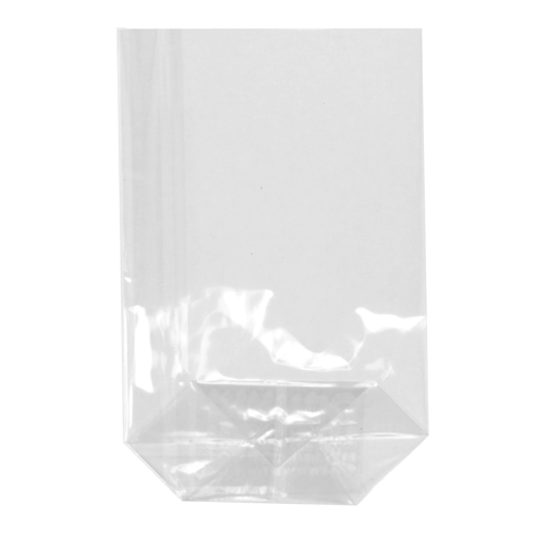 Starpak Bodenbeutel, PP 15 cm x 10 cm x 3,5 cm transparent