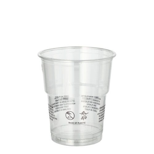 Starpak Trinkbecher R-PET 0,2 l Ø 7,8 cm, 8,9 cm glasklar