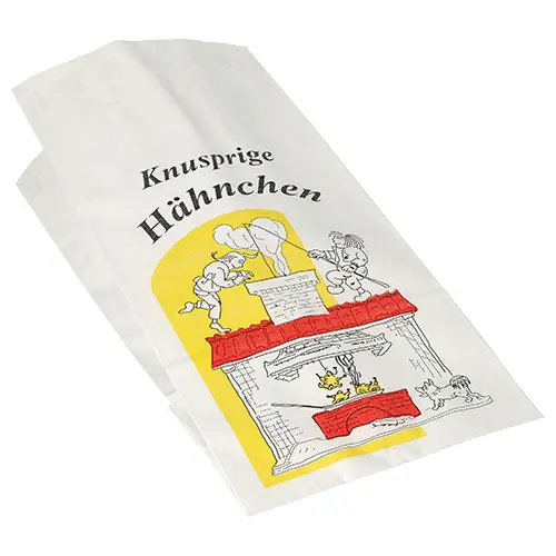 Starpak Hähnchenbeutel, Papier mit Alu-Einlage 28 cm x 13 cm x 8 cm "Max & Moritz" 1/1