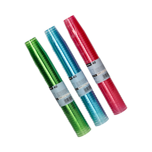 Starpak Gläser für Schnaps, PS 4 cl Ø 4,2 cm, 5,2 cm farbig sortiert
