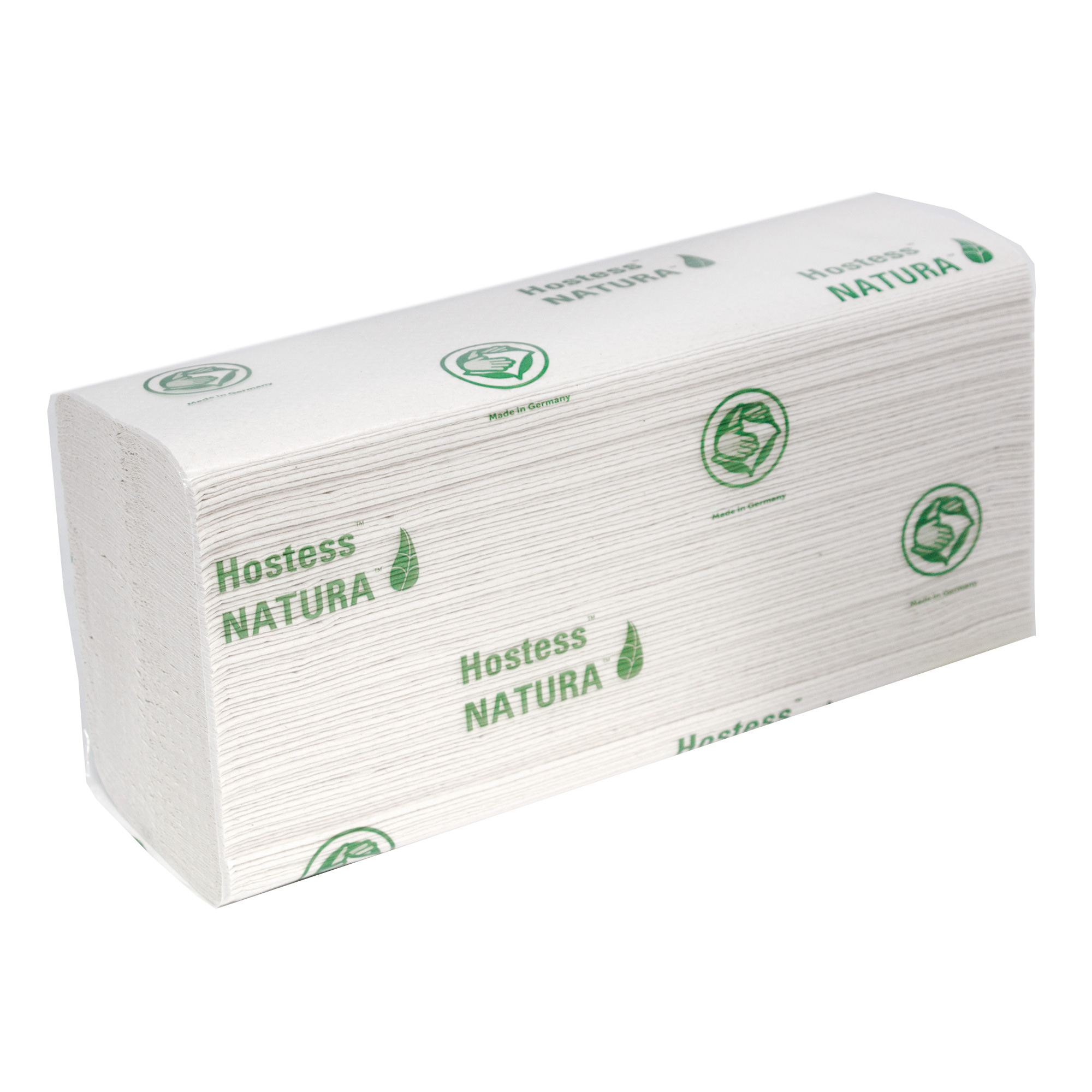 Hostess NATURA 6812 Papierhandtücher Recycling C-Falz 25 x 50 cm, 2-lagig, weiß  