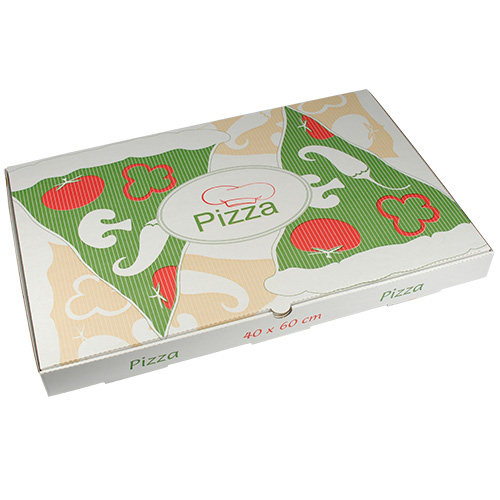 PAPSTAR Pizzakartons, Cellulose "pure" eckig 40 cm x 60 cm x 5 cm