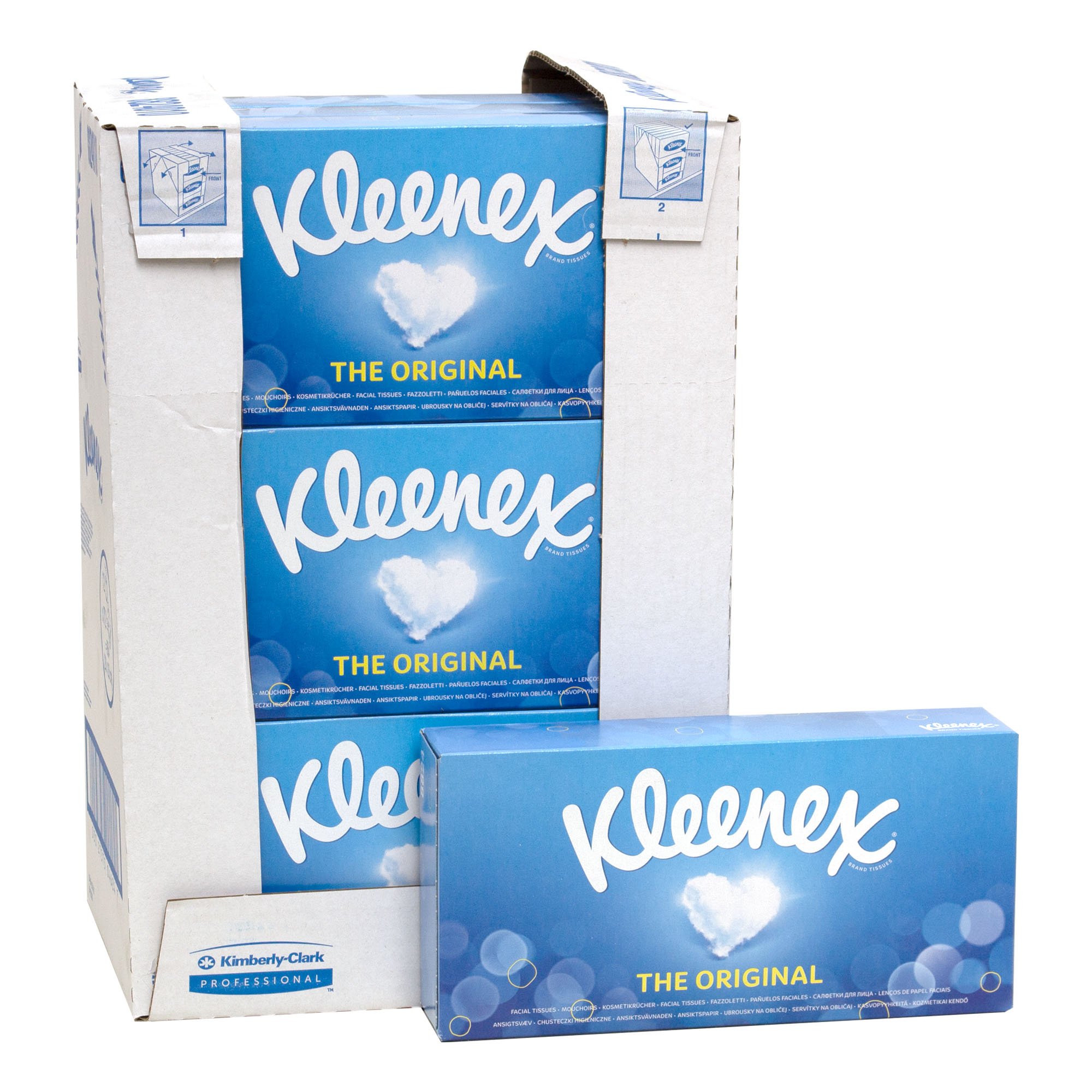 Kleenex 8824 Kosmetiktücher in der Kleenex-Box 3-lagig